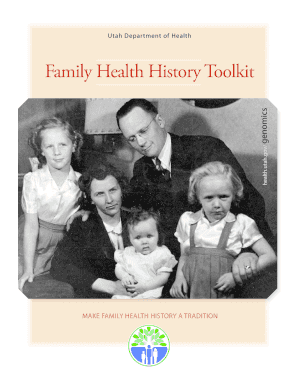 Utah Family Health History Toolkit