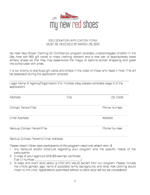 Movie ticket template google docs - 2010 DONATION APPLICATION FORM - mynewredshoes