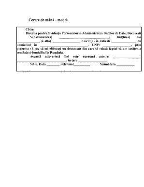 Romanian Citizenship Certificate Request