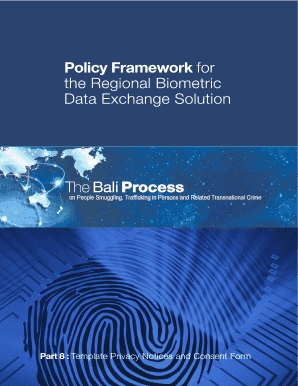 Word brochure templates - Policy Framework for the Regional Biometric Data Exchange Solution - baliprocess