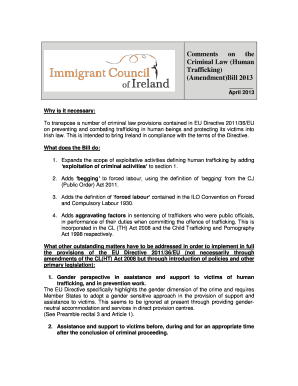 Livestock manifest alberta - Comments on the CL Human Trafficking Amendment BILL 2013 - immigrantcouncil