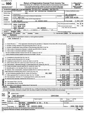 Form 990 Tax Return for Nonprofits