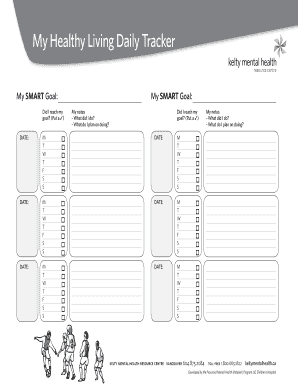 My Healthy Living Daily Tracker
