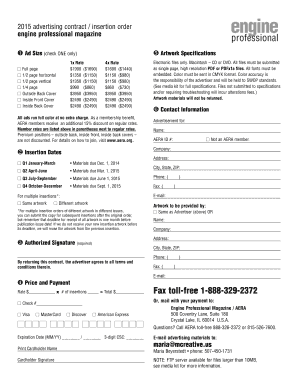 Fax toll-free 1-888-329-2372 - Engine Professional
