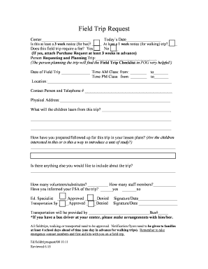 Poea standard employment contract - Field Trip Procedures - Do a Ana County Head Start/Early Head Start