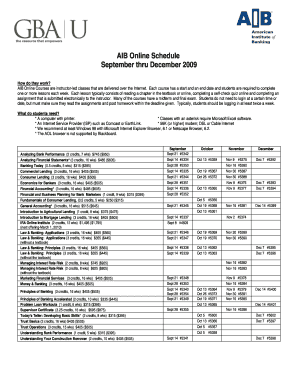 AIB Online Courses Registration Form