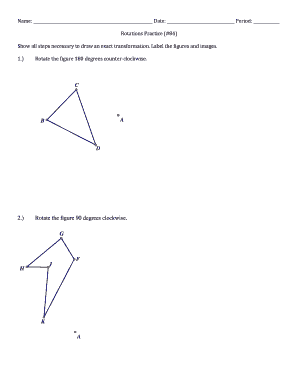Rotations Practice Worksheet