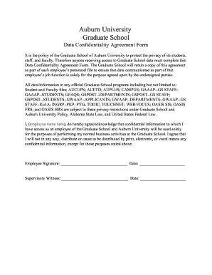 Mental status exam cheat sheet pdf - Data Confidentiality Agreement Form - grad auburn