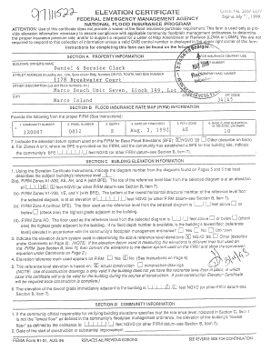 Elevation Certificate