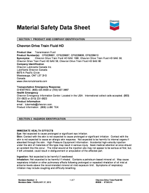 Chevron Drive Train Fluid HD