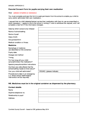 affidavit of parental consent form template printable templates to