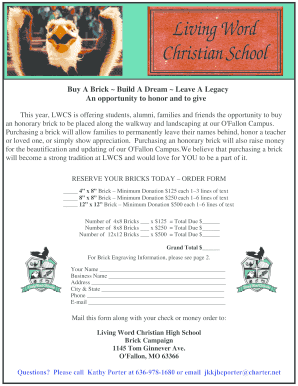 Living Word Christian Academy Flyer - Christian High School - lwcs