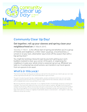 Support Community Clear Up Day - East Peckham Parish Council - eastpeckham-pc gov