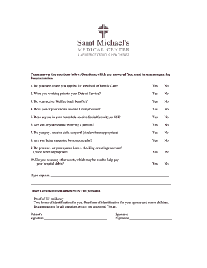 Please answer the questions below - smmcnjorg