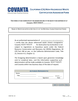 Excel formulas list pdf - CALIFORNIA CA NON-HAZARDOUS WASTE - bcovantabbcomb