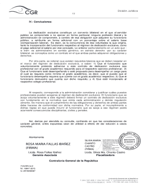 Legal Opinion on Exclusive Dedication Regime