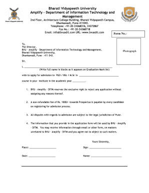 AdmissionApplicationForm.doc - bvuadit edu