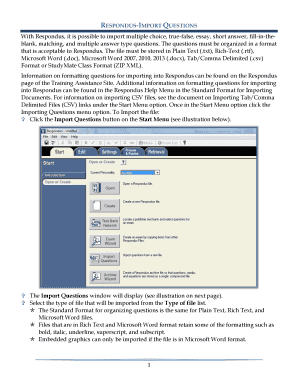 Marketing plan example for students pdf - RESPONDUS-IMPORT QUESTIONS - Information Technology - informationtechnology sienaheights