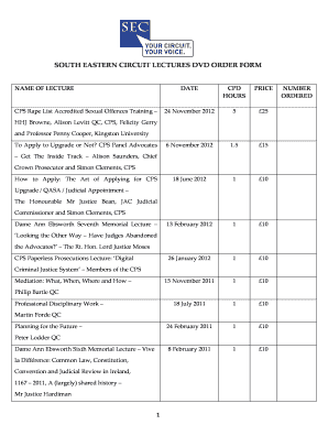 NAME OF LECTURE - southeastcircuit org