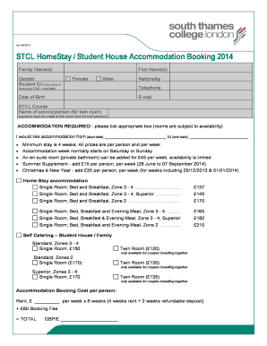 Event planning meeting agenda template - Rev 092013 STCL HomeStay Student House Accommodation