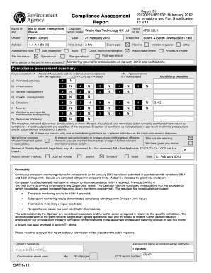 Vessel report of sale - 525 06 SD01 Compliance assessment report (CAR 1) form - English. CAR form - ukwin org