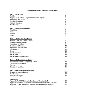 High school graduate resume objective - Madison County Athletic Handbook - Madison County High School - mchsathletics