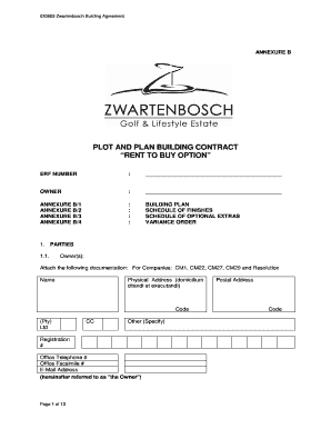 Plot and plan building contract rent to buy option - zwartenbosch ... - zwartenbosch co