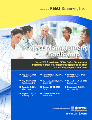 AEC Project Management Bootcamp - PSMJ Resources Inc