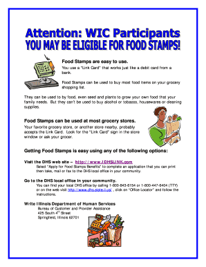 Fillable Online Food Stamps are easy to use Fax Email Print - pdfFiller