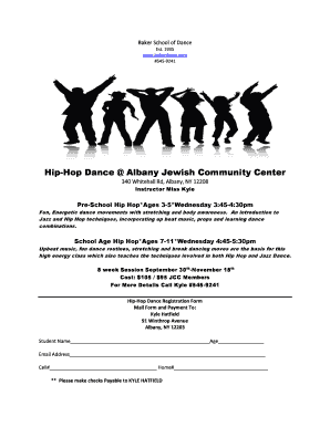 Hip-Hop Dance Albany Jewish Community Center - albanyjcc