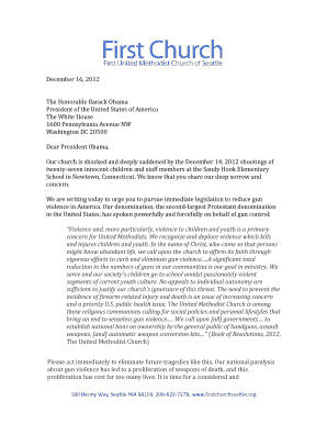 Internship letter format - Obama Letter - firstchurchseattle