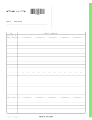 nanny notes template