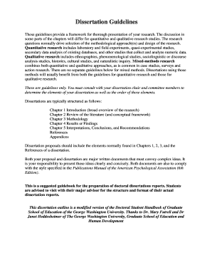 The dissertation process image