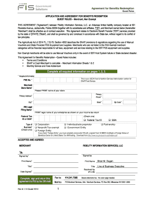 Person to person loan agreement template - Merchant Agreement-(SNAP-Quest) 07 01 14 FINAL (2) - kgaonline