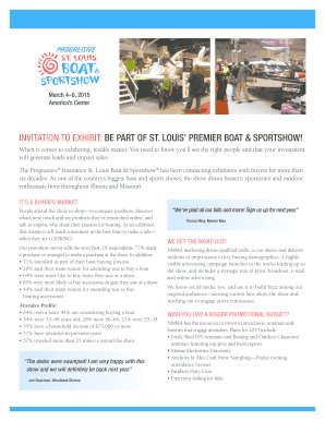 INVITATION TO EXHIBIT: BE PART OF ST