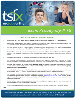 exam /study tip # 16