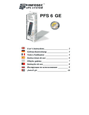 User Guide PFS 6 GE04 06 08 206 13doc