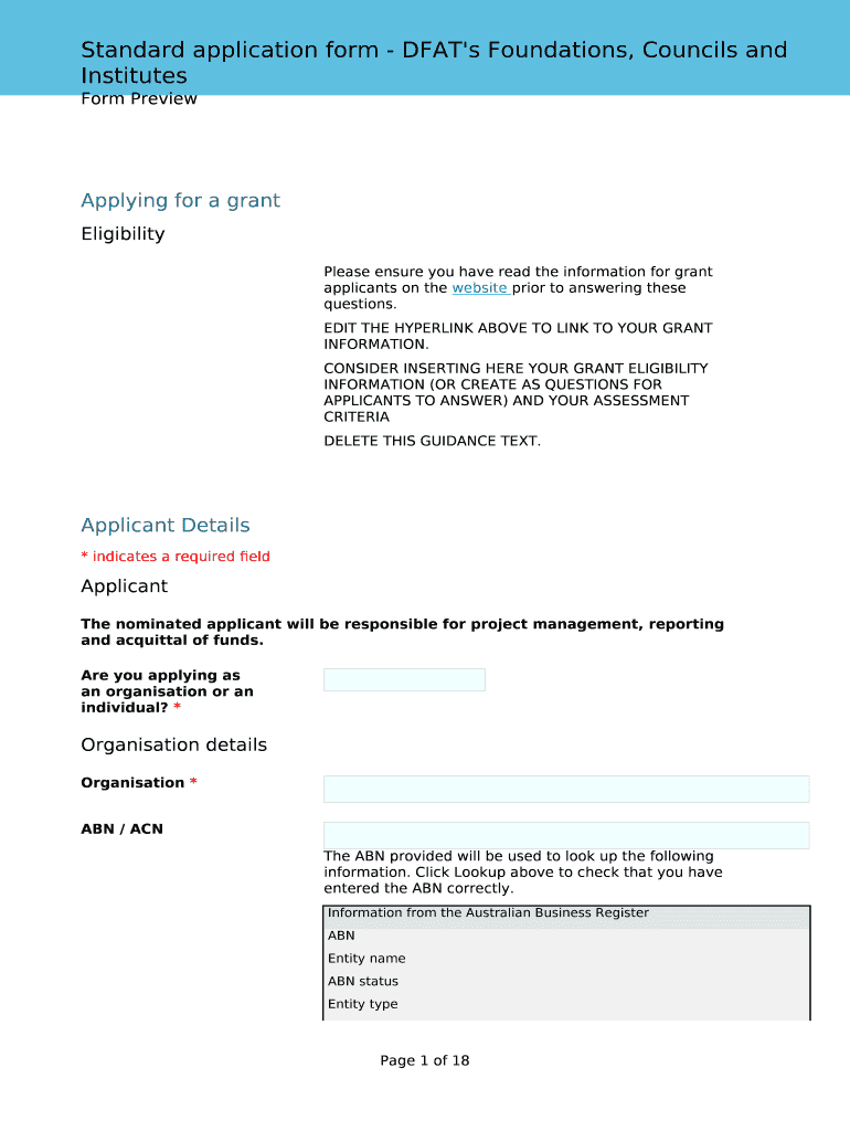 Form preview