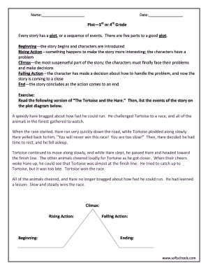 Plot Diagram Worksheet