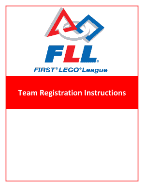 Team Registration Instructions - brobotiquefirstquebecbborgb
