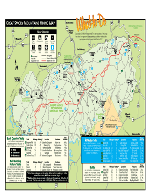 Fillable Online GREAT SMOKY MOUNTAINS - 279138936