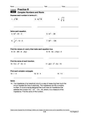 fillable online 5 5 complex numbers and roots monte math fax email 4d prior authorization form