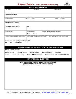 Form preview