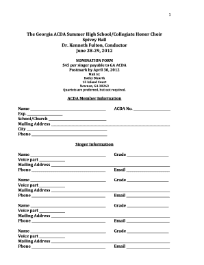 Form preview