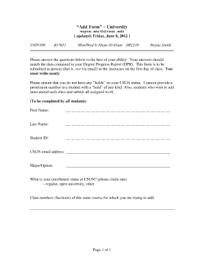 Form preview