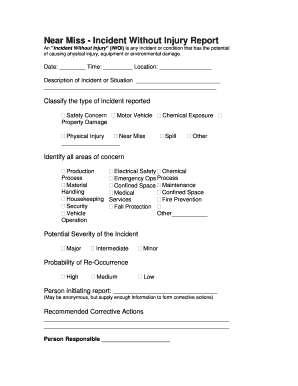 Near Miss Report - tamworkerscompcom