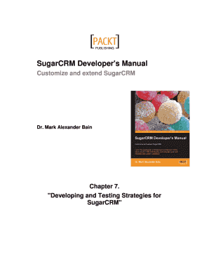 Sugar CRM Developer's Manual Sample Chapter Word Format