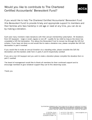 UK Gift Aid Declaration Form