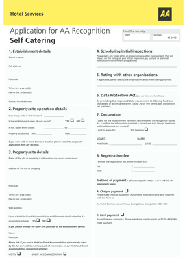 AA Recognition Application Form