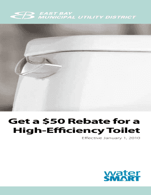 High-Efficiency Toilet Rebate Application